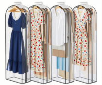 KEETDY 10" Guessted Garment Bags for Hanging Clothes