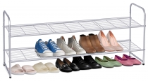 KEETDY 2-Tier Long Shoe Rack for Closet Shoe Organizer for Entryway