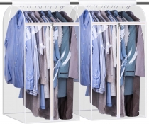 KEETDY 43" Hanging Garment Bags for Closet 2 Packs
