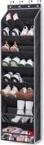 KEETDY Over The Door Shoe Rack for Door Fit 20 Pairs Sneakers